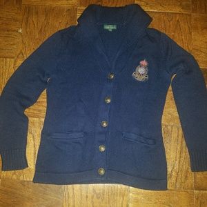 Ralph Lauren cotton shawl cardigan